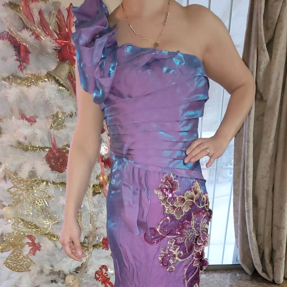 Purple Mermaid Dress